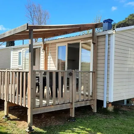 Mobilhome De Charlotte - Camping La Falaise 4 Etoiles Narbonne Plage Exterior foto